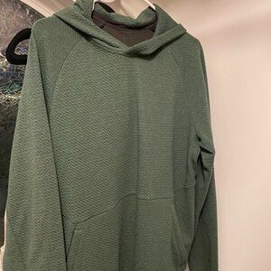 Lululemon At Ease Hoodie; Dark Green/Olive, Size Medium